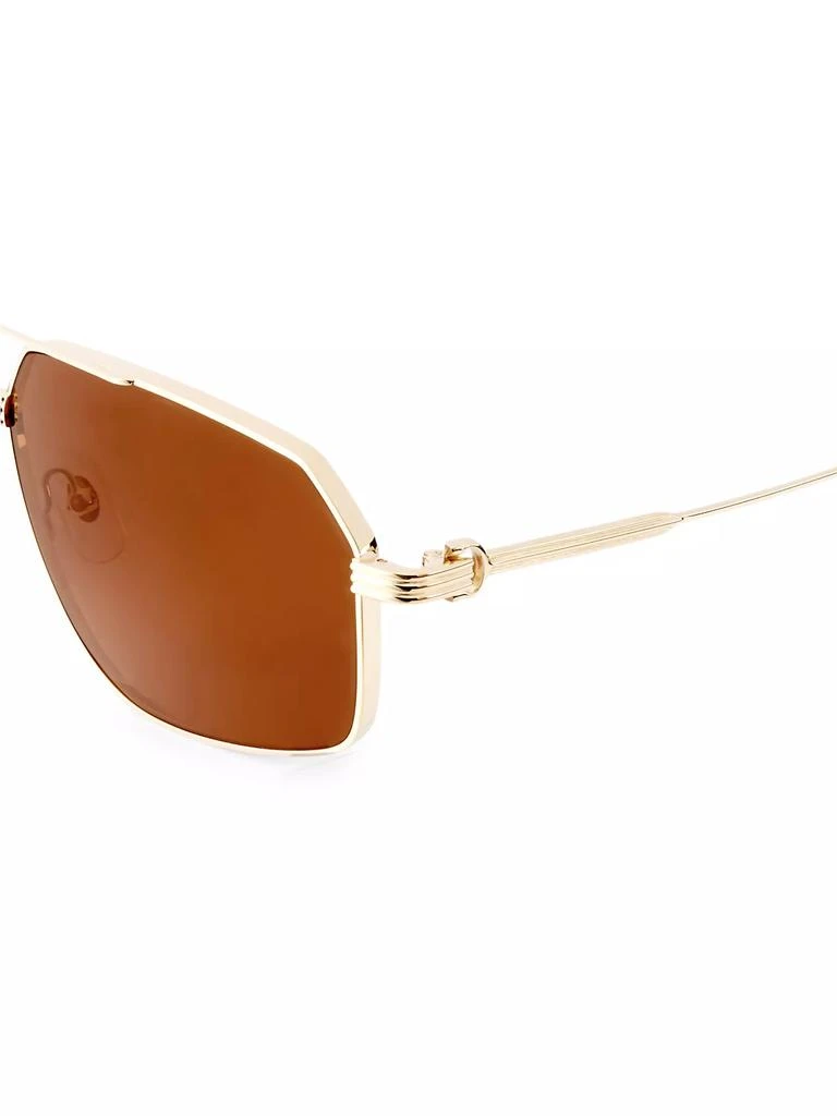Cartier Core Range 61MM Pilot Sunglasses 3