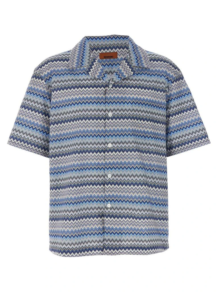 Missoni Missoni Zig-Zag Printed Short-Sleeved Shirt 1