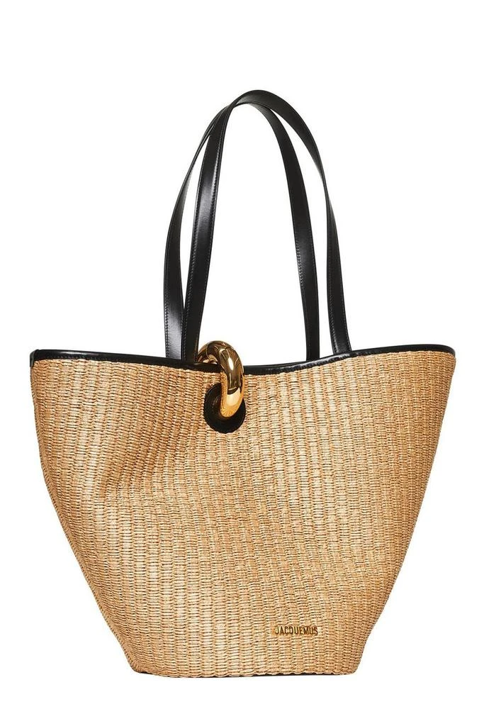 Jacquemus Jacquemus Le Bambola Logo Plaque Tote Bag 3