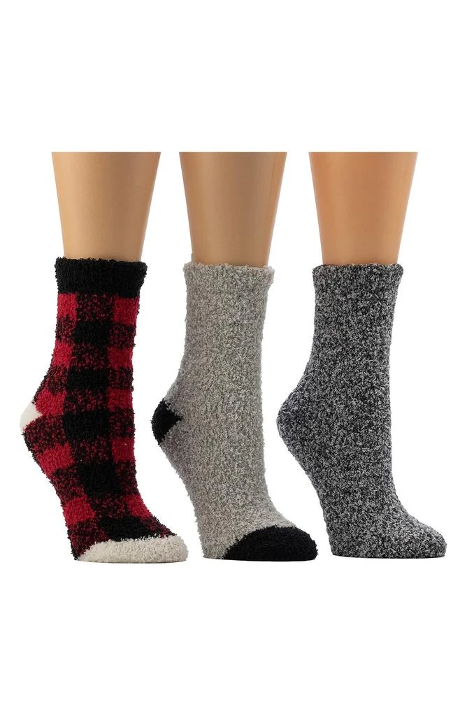 Cuddl Duds 3-Pack Cozy Crew Socks