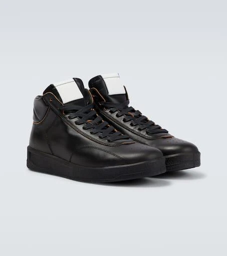 Jil Sander High-top leather sneakers 5