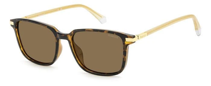 Polaroid Polaroid Polarized Brown Square Men's Sunglasses PLD 4169/G/S/X 0086/SP 54