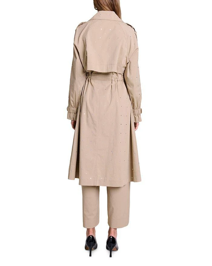Maje Go Studs Trench Coat 11