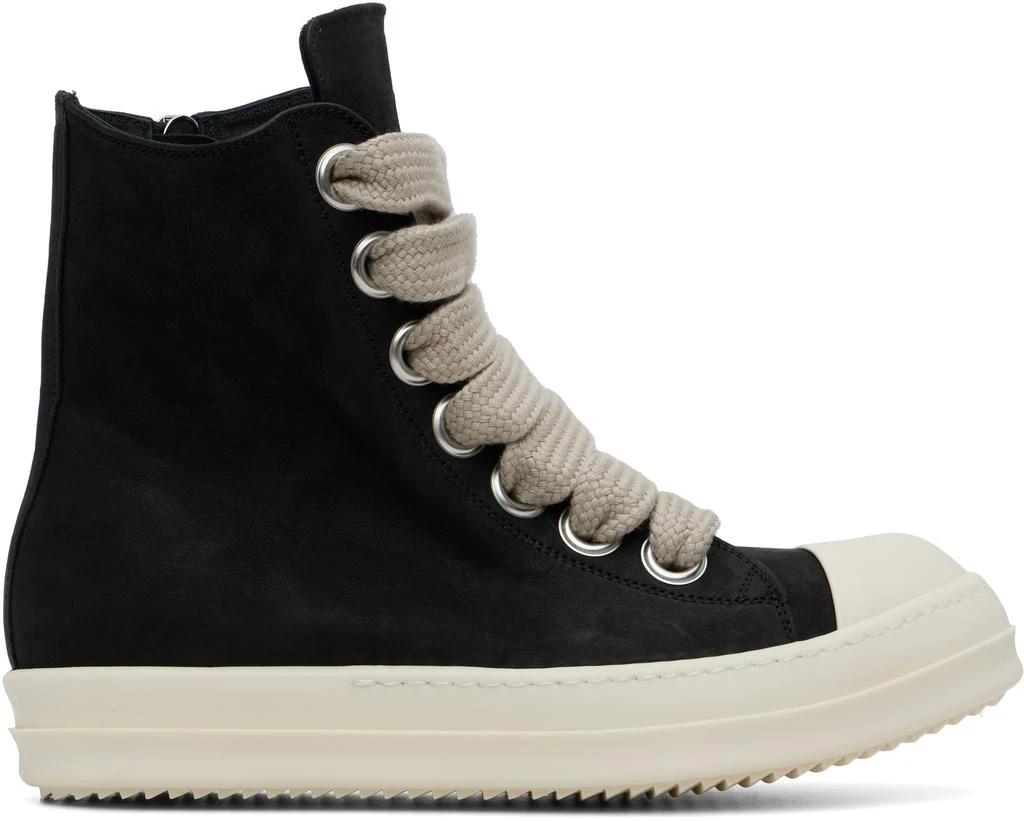 Rick Owens Black Concordians Jumbolace Sneakers 1