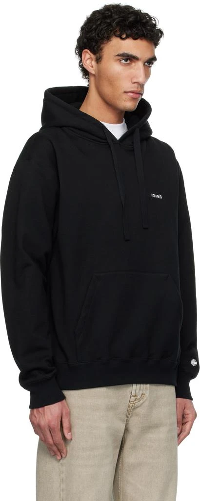 vowels Black Classic Hoodie 2