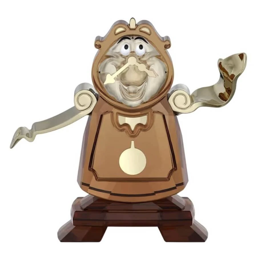 Swarovski Beauty And The Beast Crystal Cogsworth Figurine