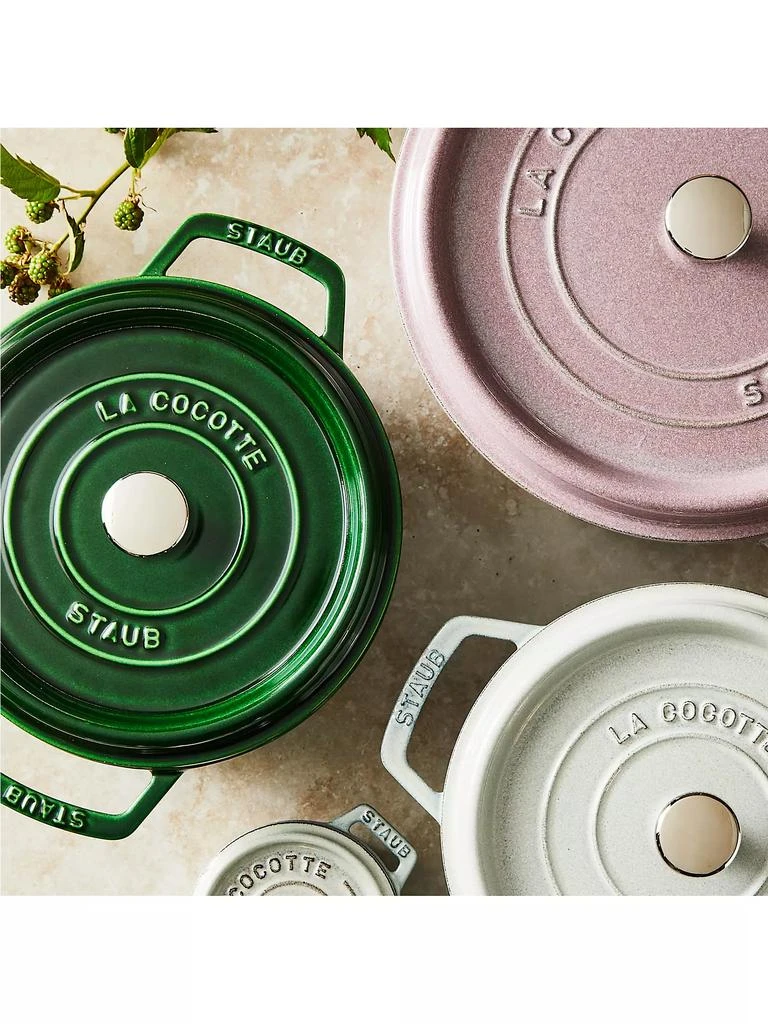 Staub Cast Iron 4-qt Round Cocotte 6