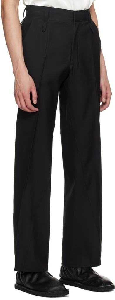 Bianca Saunders Black Pen Trousers 4