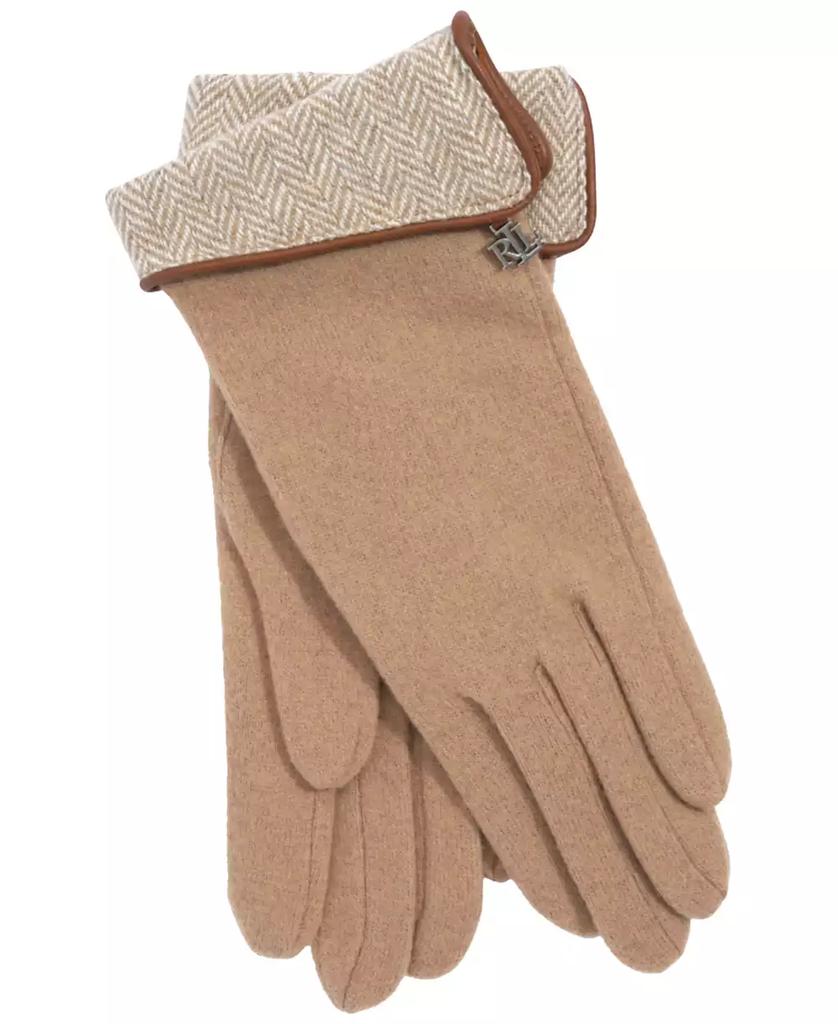 Ralph Lauren Pattern Cuff with Logo Charm Glove