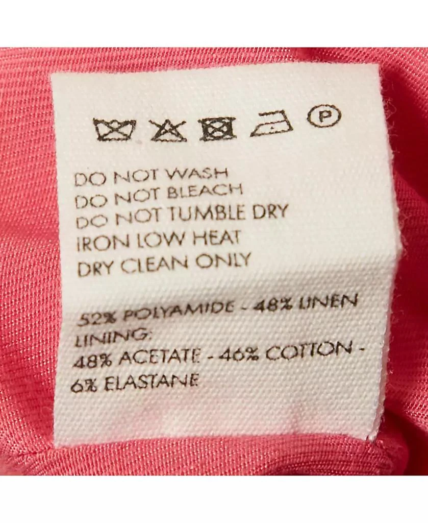 Pre-Owned Jacquemus Women
s Pink Linen Blend Cut-Out La Robe Limao Mini Dress 5