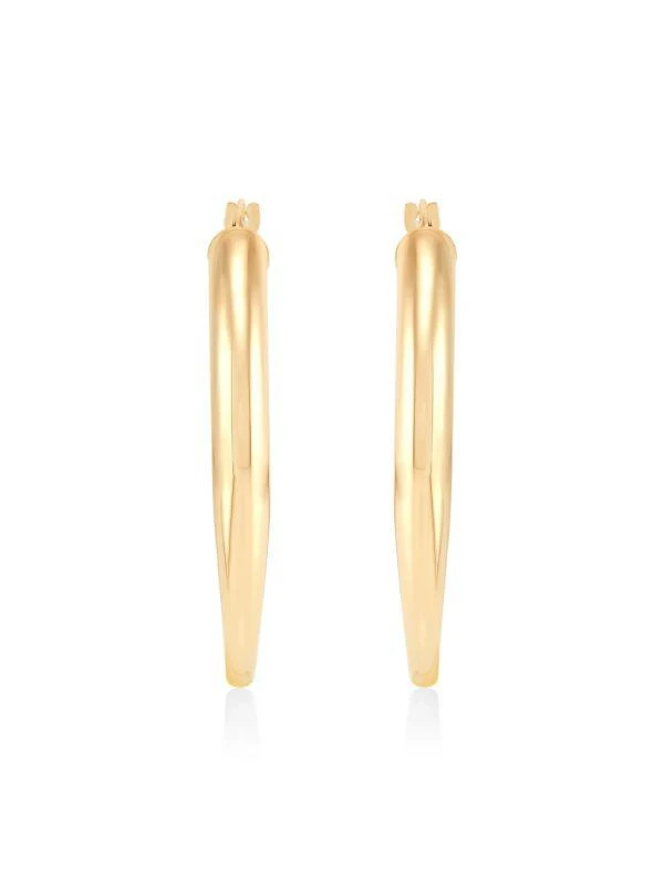 Saks Fifth Avenue 14K Yellow Gold Hoop Earrings 2
