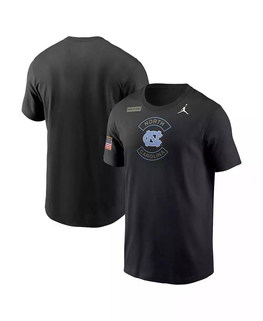 Jordan Men's Black North Carolina Tar Heels 2025 Military Appreciation Dri-FIT T-Shirt