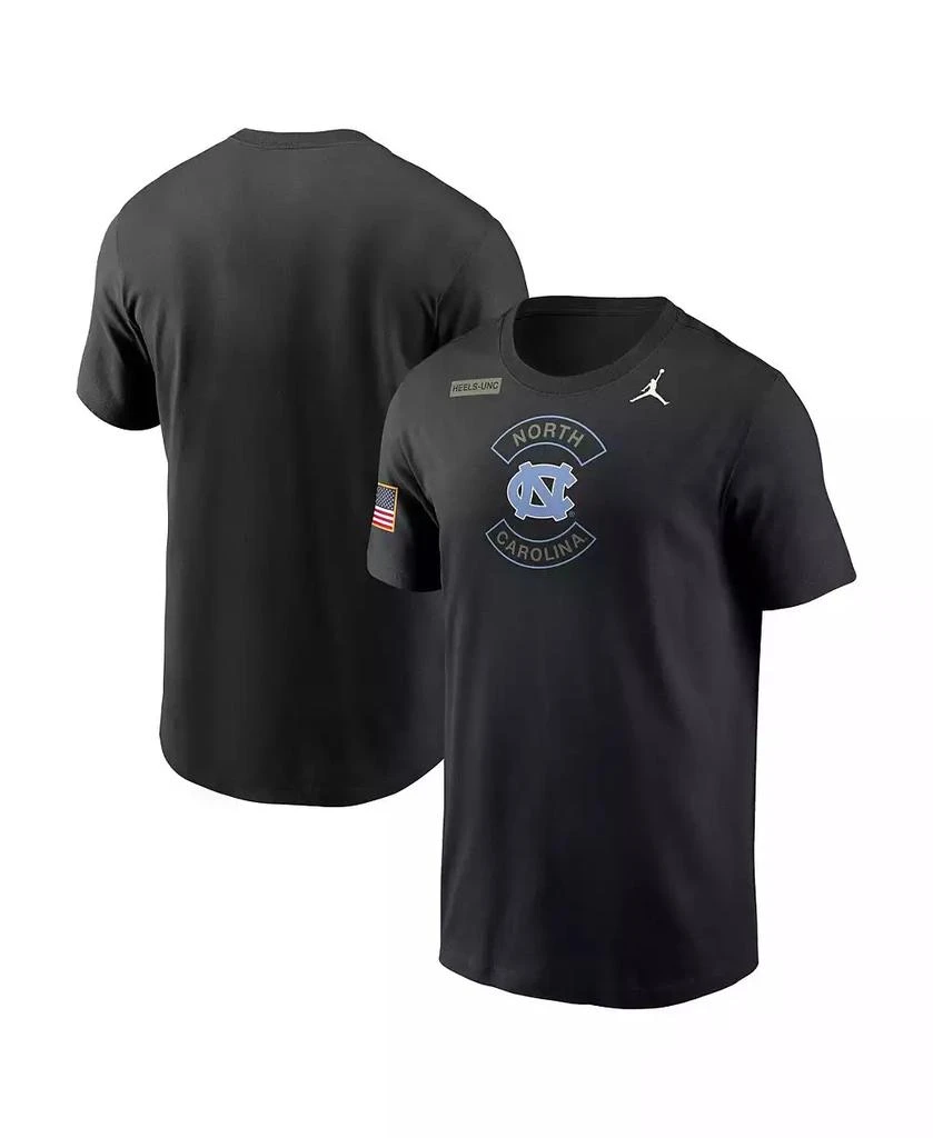 Jordan Men's Black North Carolina Tar Heels 2025 Military Appreciation Dri-FIT T-Shirt 1