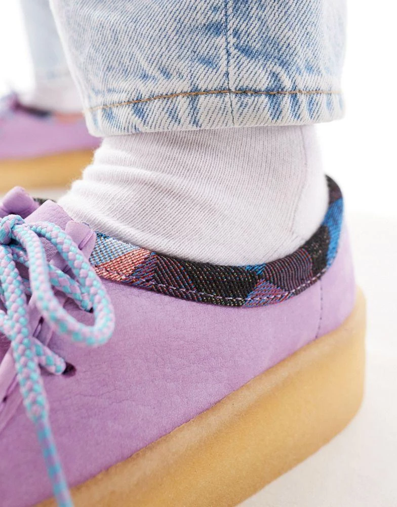 Clarks Clarks Originals Wallabee cup shoes in lilac 4