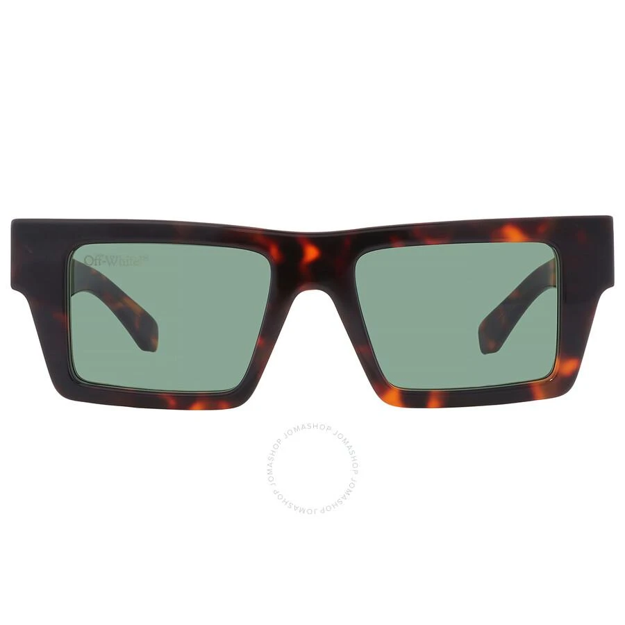 Off-White Nassau Dark Green Browline Unisex Sunglasses OERI028 6055 51 1