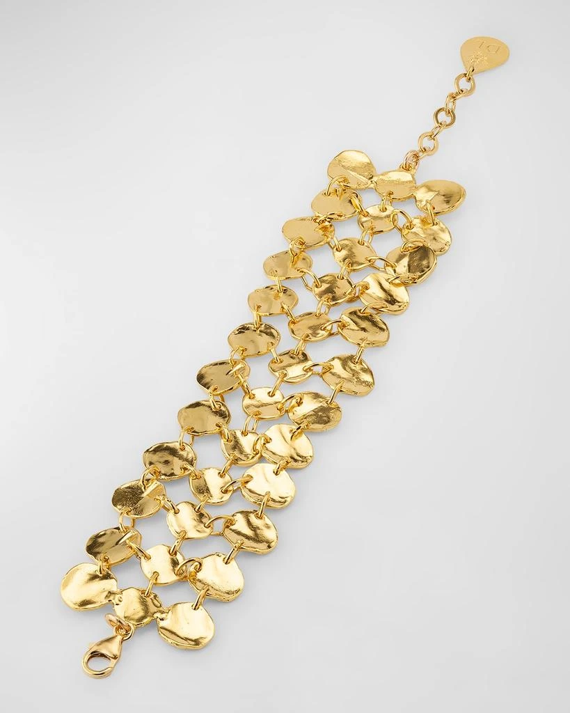 Devon Leigh Multi-Circle Gold-Plated Bracelet 3
