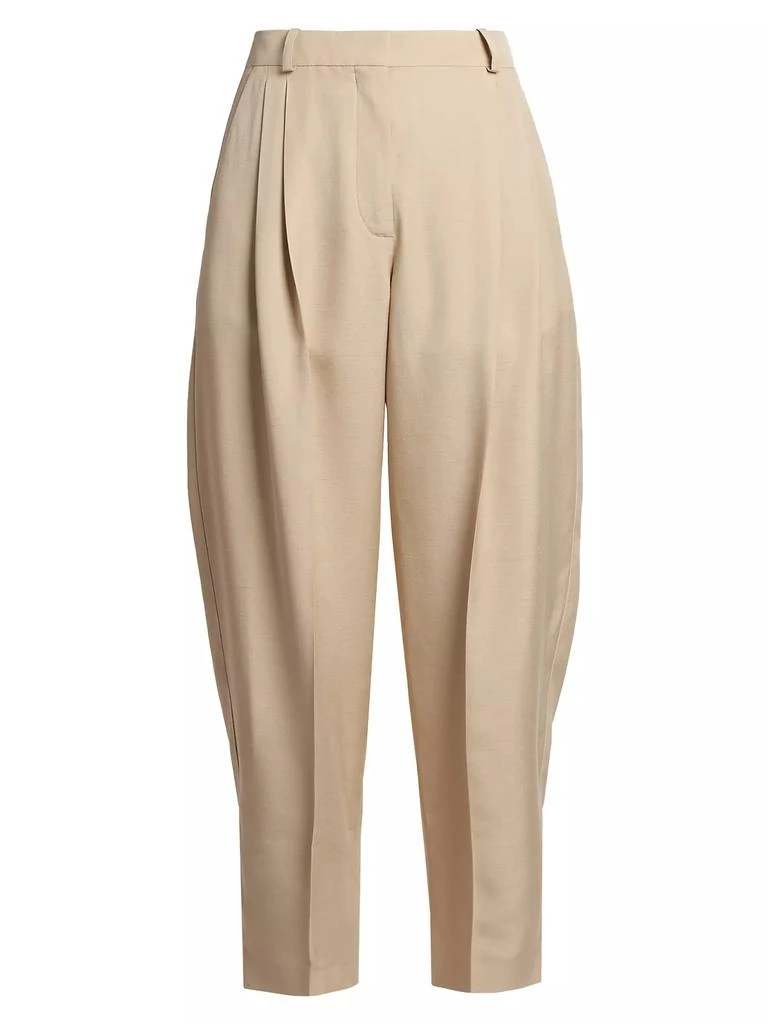 Stella McCartney Iconic Pleated Cropped Pants 1