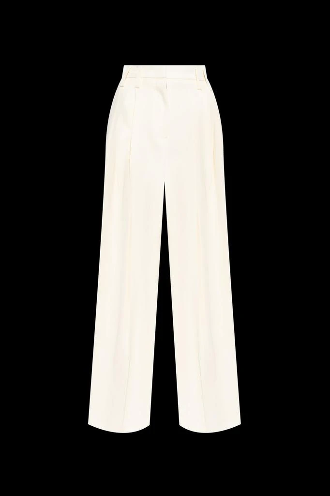 Jil Sander Jil Sander Pleated Wide-Leg Trousers from Cettire