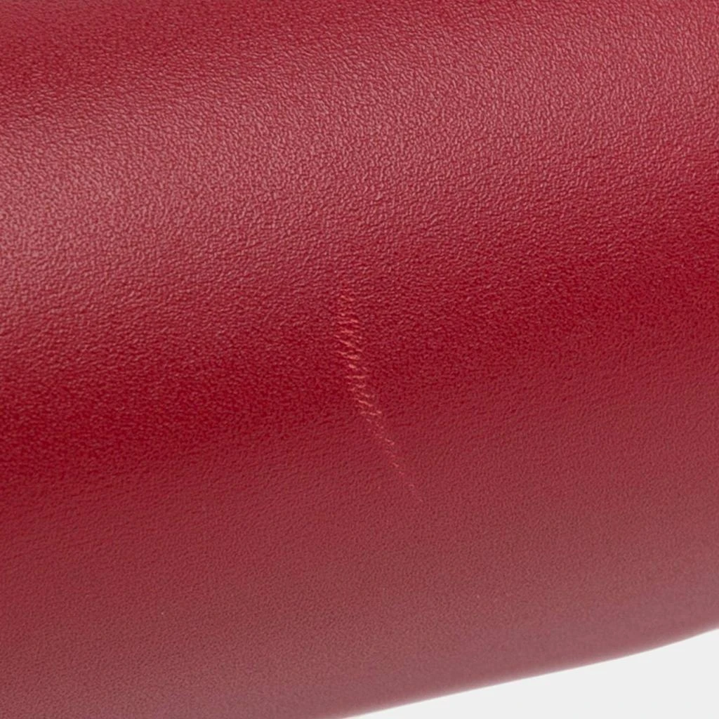 Celine Celine Red Medium Calfskin Classic Box Bag 12