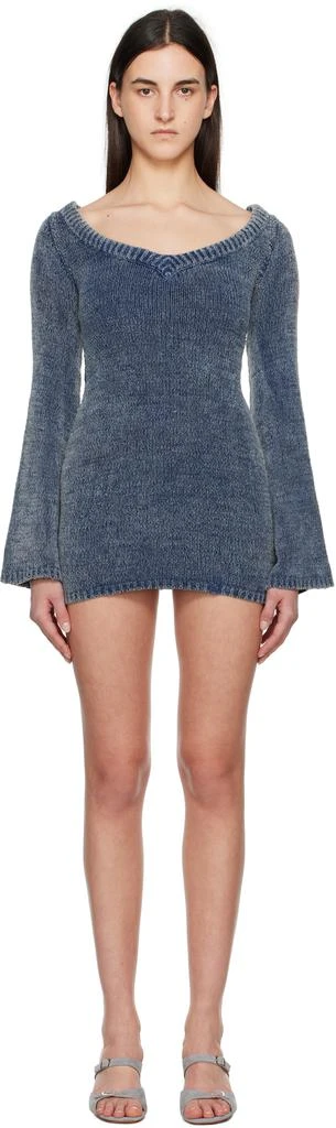 aya muse blue mini dress Aya Muse