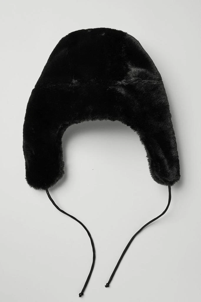 Alo Faux Fur Polar Hat - Black 2