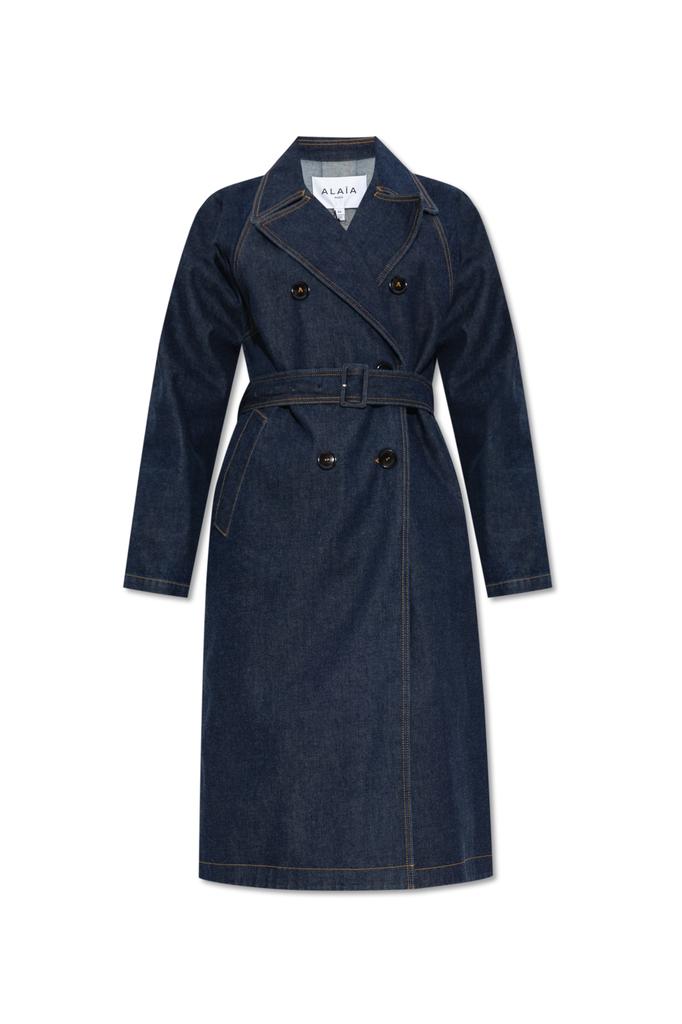 【関税&送料込】Alaia Wool Blend Wrap Trench Coat Alaïa Wool-Blend Trench Coat | Harrods US