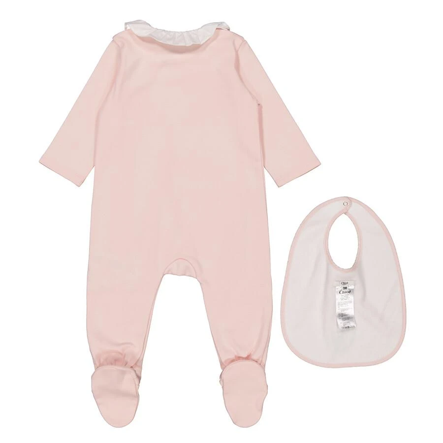 Chloé Chloe Logo Organic Cotton Babygrow Gift Set 3