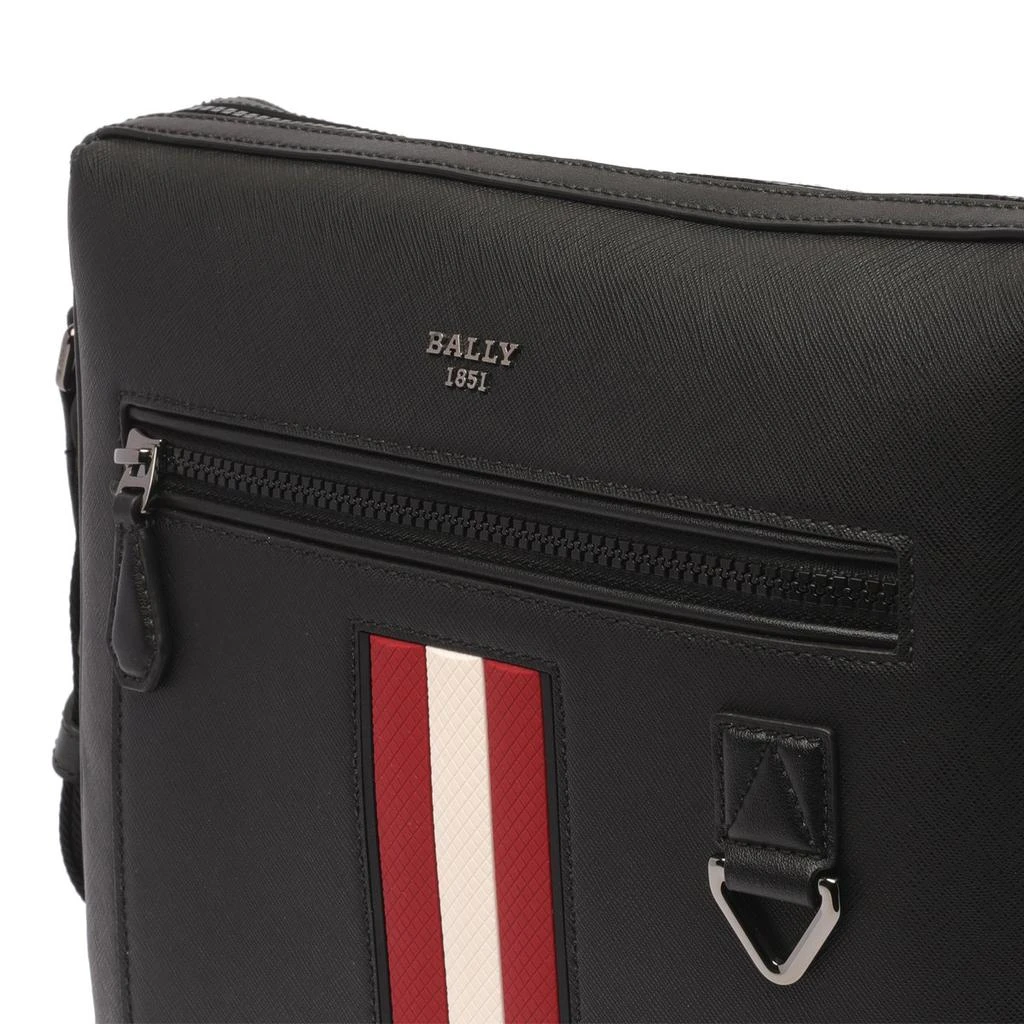 Bally Bally Mecoy Logo Plaque Zipped Crossbody Bag 4