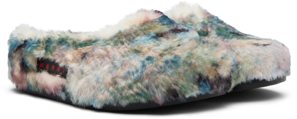 Marni SSENSE Exclusive Kids Multicolor Nuvola Stampa Mules 4