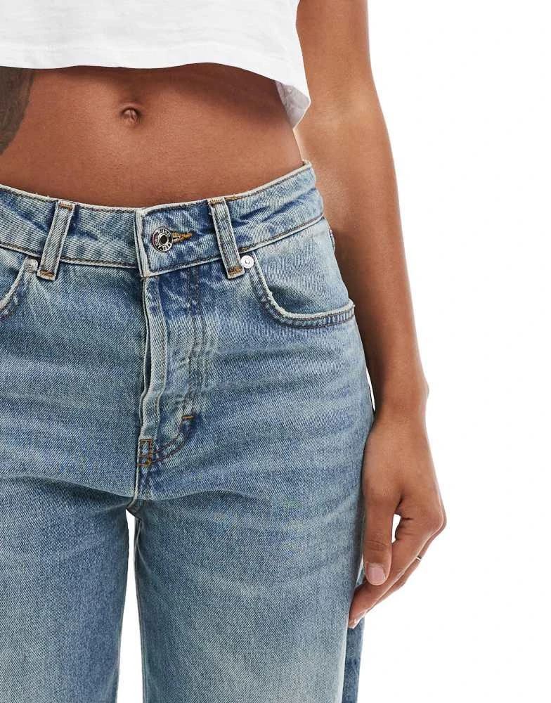 Hugo Red HUGO Red 937 wide leg denim jeans in lightwash blue 4