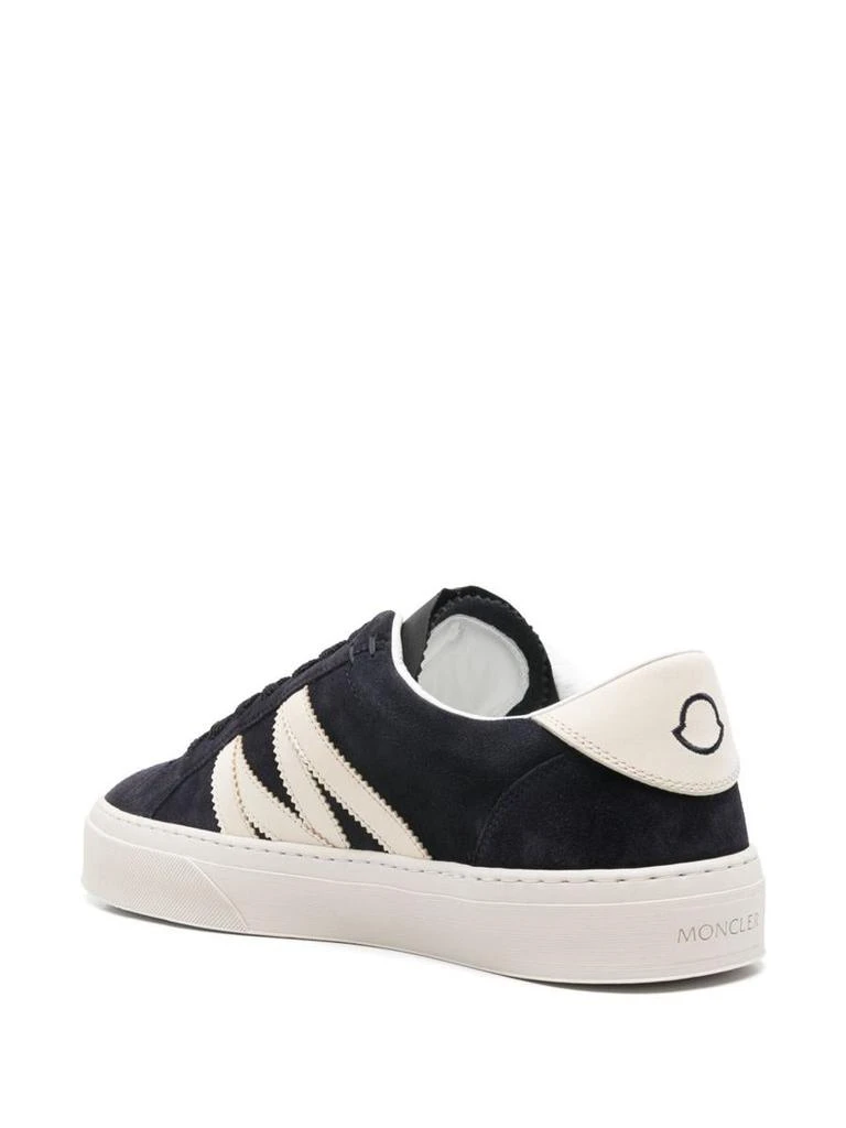 Moncler Moncler Blue Suede Monaco2 Sneakers 4