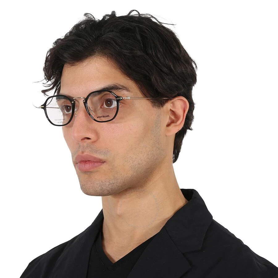 MontBlanc Demo Geometric Men's Eyeglasses MB0296O 001 50 2