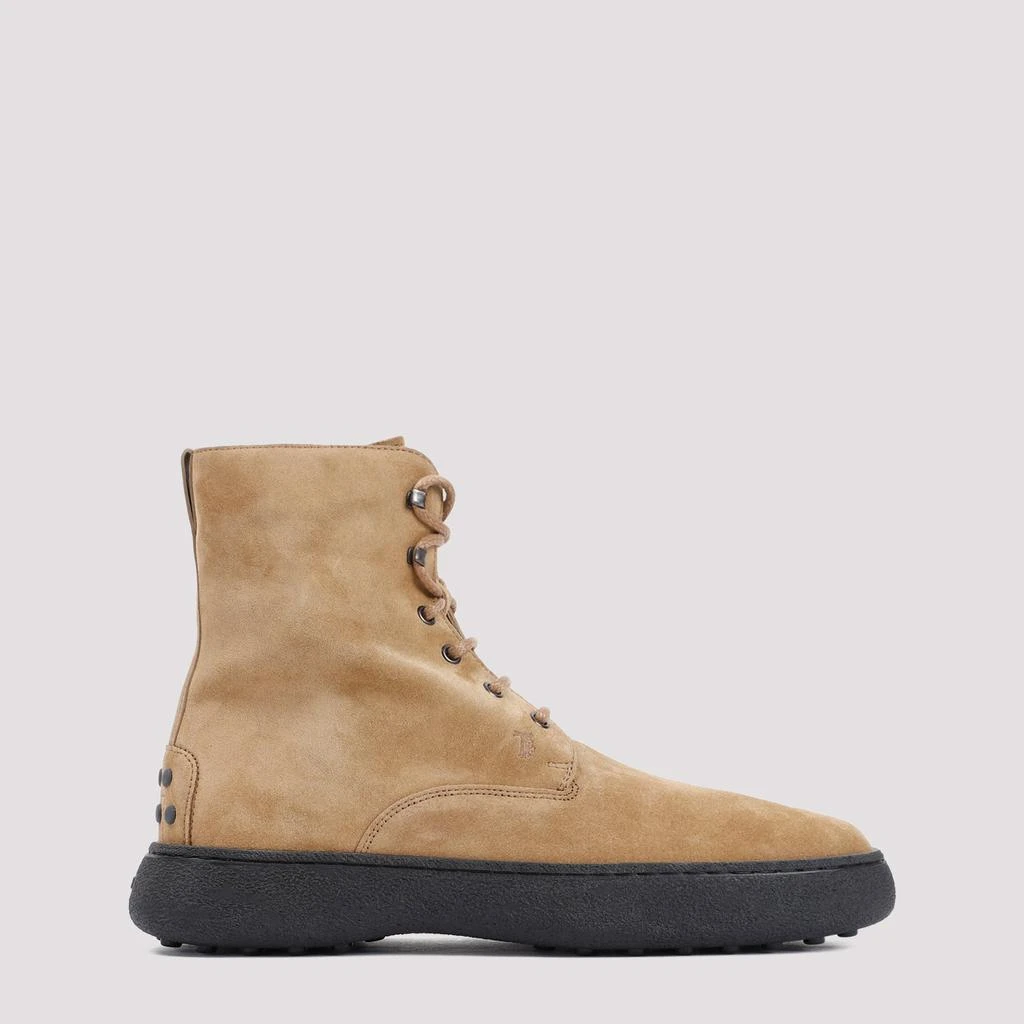 Tod's Brown Winter Gommino Suede Leather Boots 1