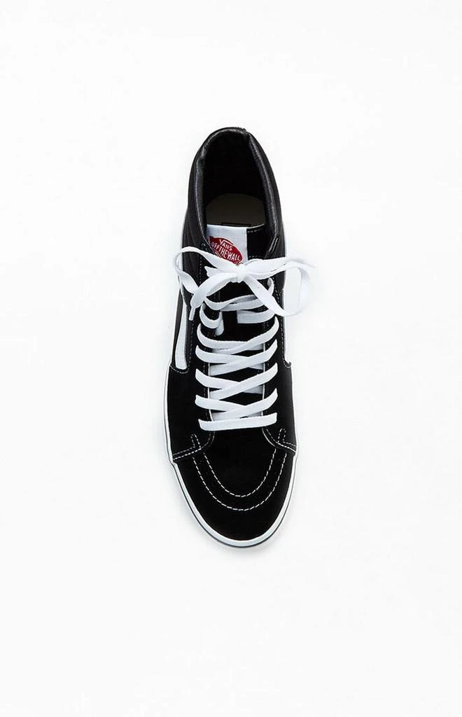 Vans Sk8-Hi Canvas Black & White Shoes 5