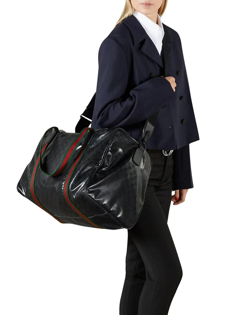 Gucci LARGE TRAVEL BAG WITH WEB DETAIL 3