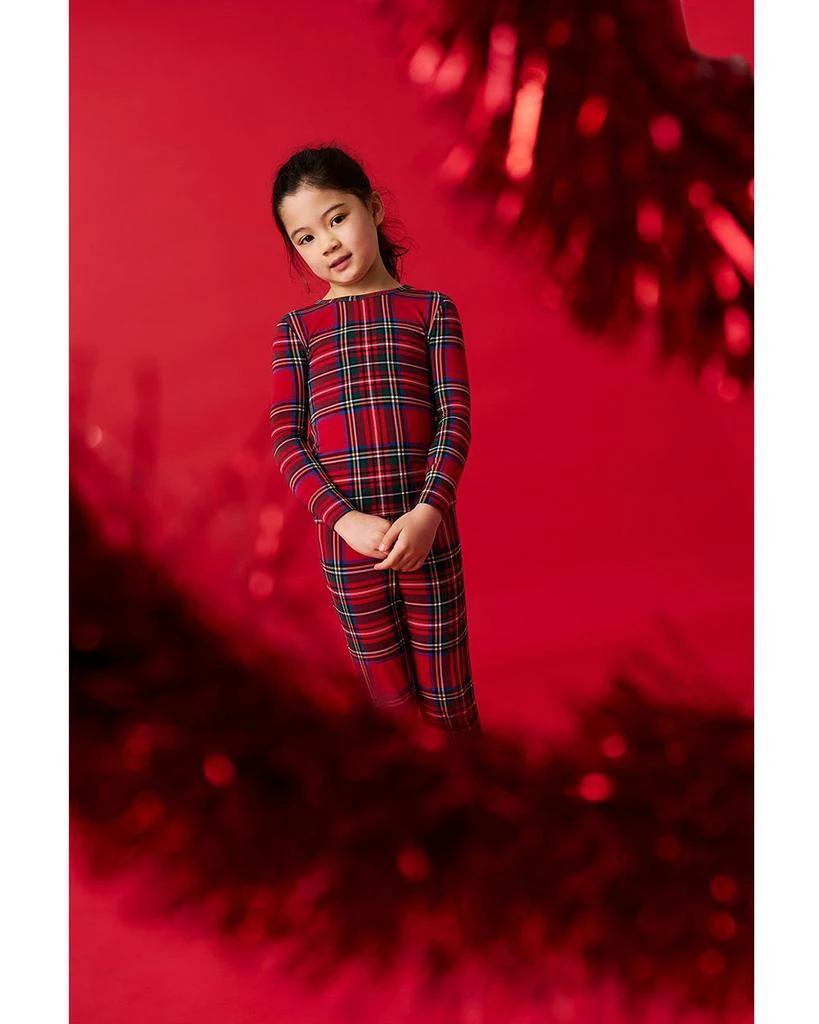 Posh Peanut Unisex Tartan Plaid Classic Pajama Set - Baby 6