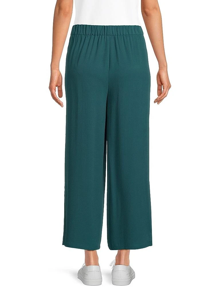 Eileen Fisher Silk Straight-Leg Pants 5