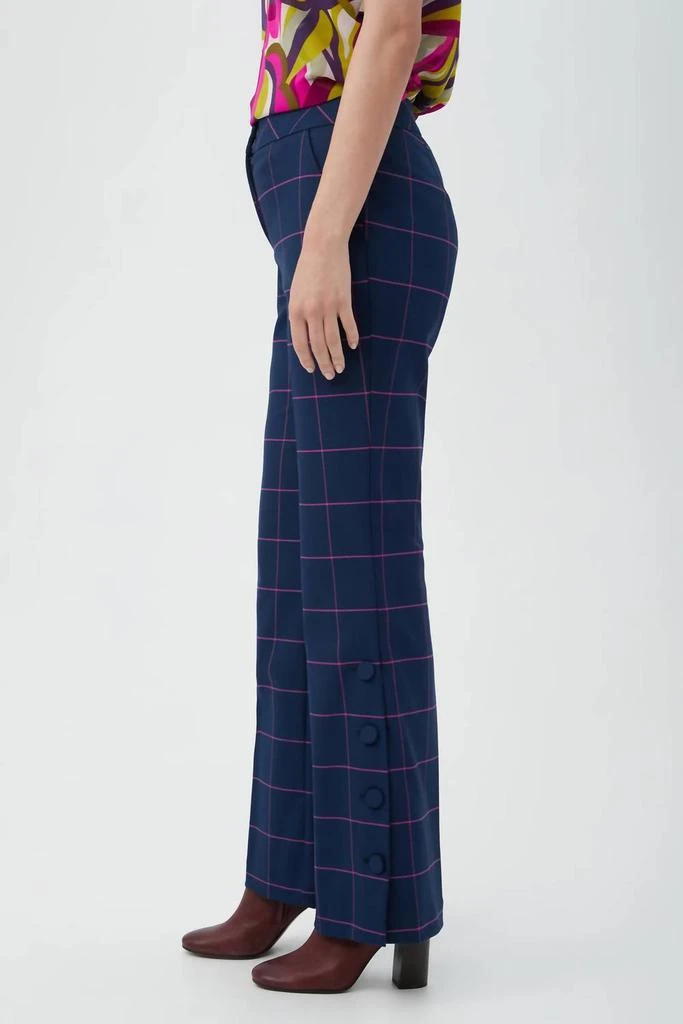 Trina Turk Rockefeller Center Pants In Ink/trina Pink 2