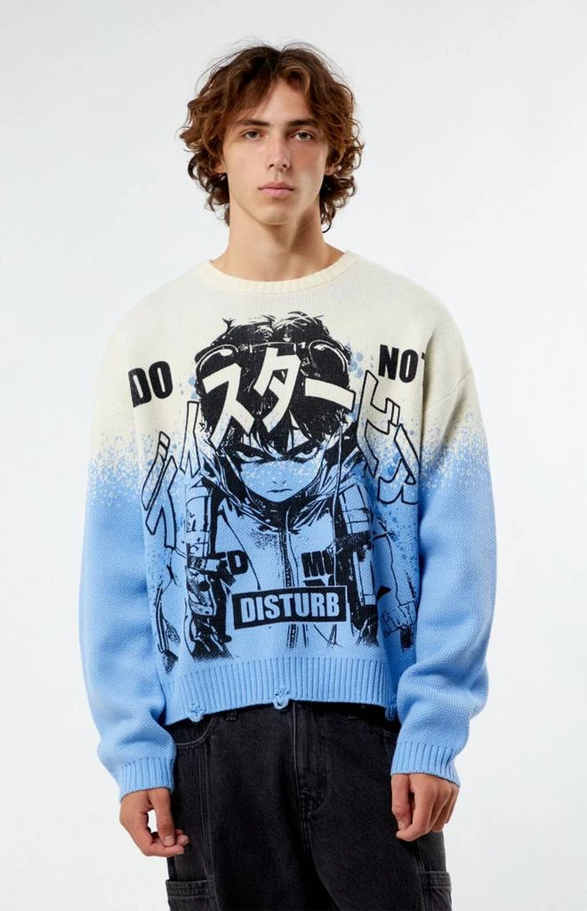 PacSun Do Not Disturb Cropped Sweater 1
