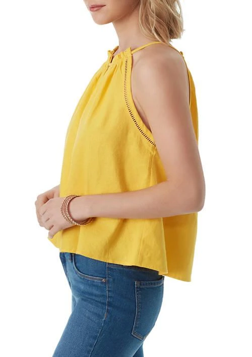 Jessica Simpson Demi Solid Halter Tank Top 3