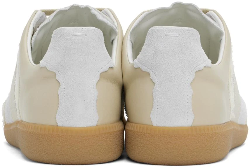 MAISON MARGIELA Beige & Gray Replica Inside Out Sneakers 2