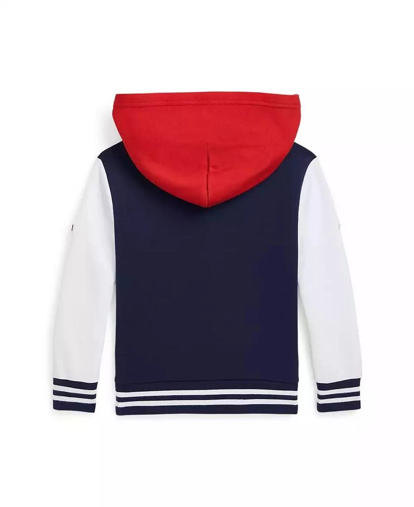 Ralph Lauren Little Boys Baseball Logo Double Knit Hoodie 3
