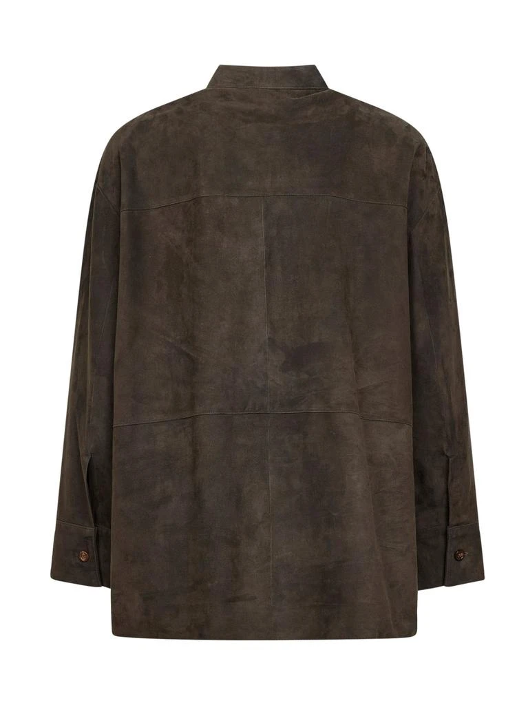 MAX MARA S MAX MARA S | Green suede leather SMMELODIA midi jacket | Women | 40 2