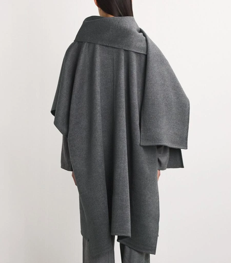 Totême Wool Double Scarf Coat 4