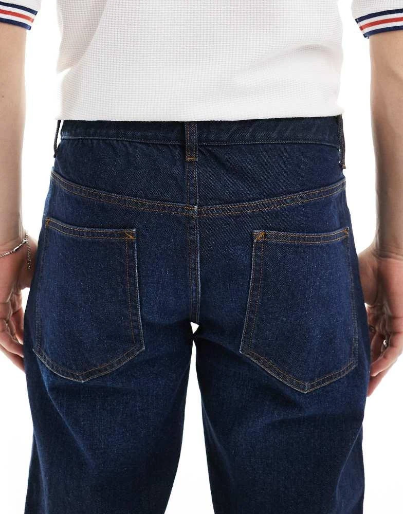 ASOS ASOS DESIGN classic rigid jean in dark wash blue 4
