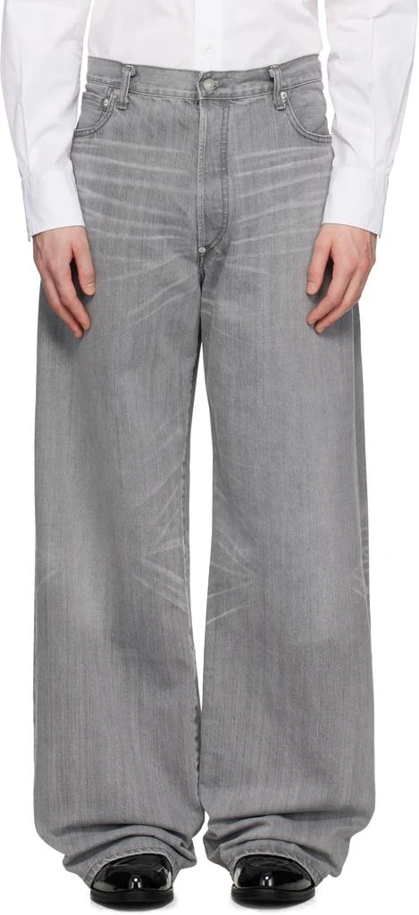 Junya Watanabe Gray Levi's Edition Garment Treated W Name Jeans 1