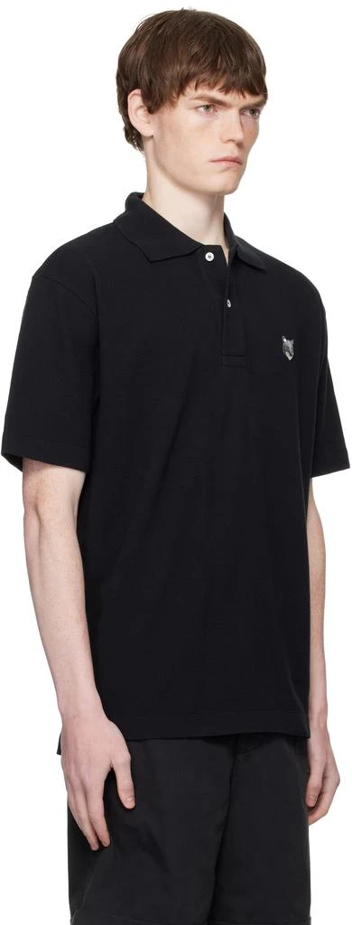 Shop Black Bold Fox Head Patch Comfort Polo on Sale at BeyondStyle