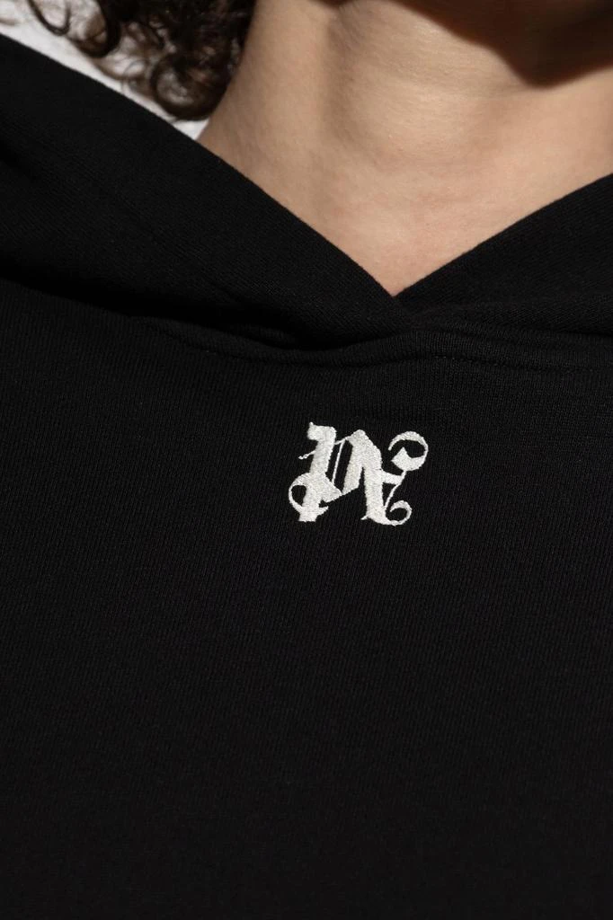 Palm Angels Wings Pencil Logo Embroidered Hoodie – On Sale Now