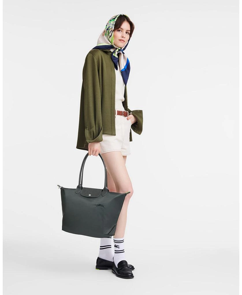 Longchamp Le Pliage Green Large Nylon Tote Bag 2