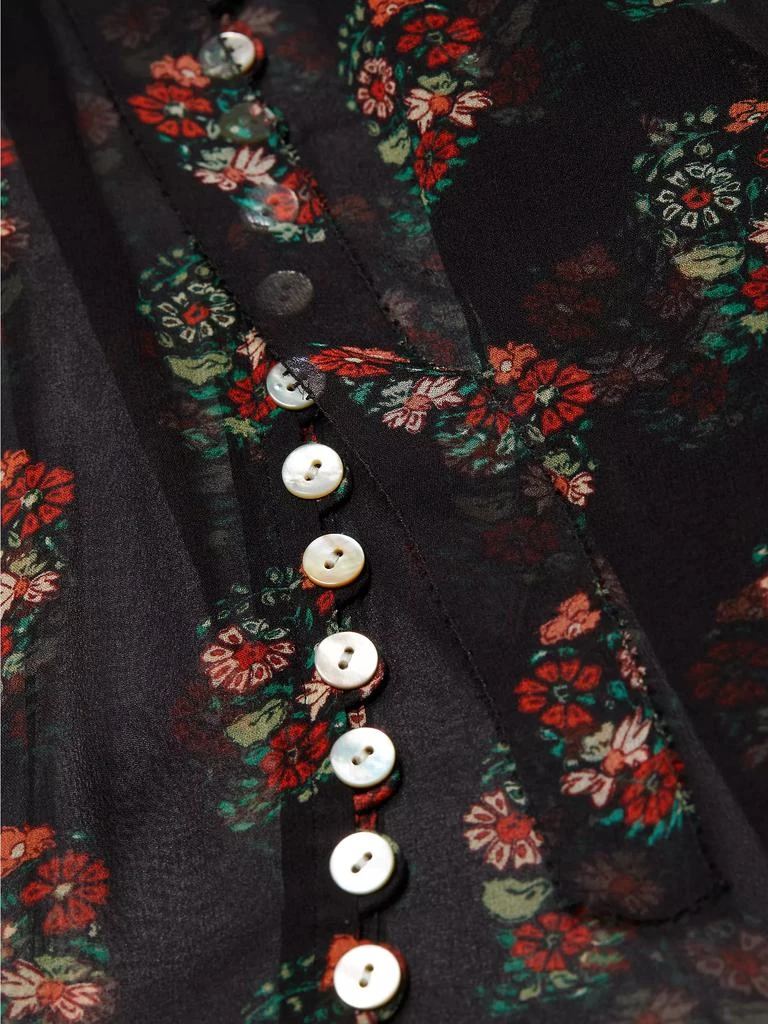 DÔEN Kahira Floral Silk Blouse 7